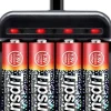 Tipsun 1.5V AA ladattava akkupaketti, Lithium-ion Best