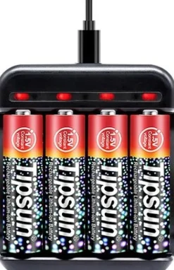 Tipsun 1.5V AA ladattava akkupaketti, Lithium-ion Best