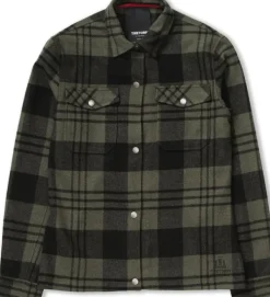 Tretorn Sarek Trail Shirt naisten pitkänhihainen paita, vihreä/musta Clearance