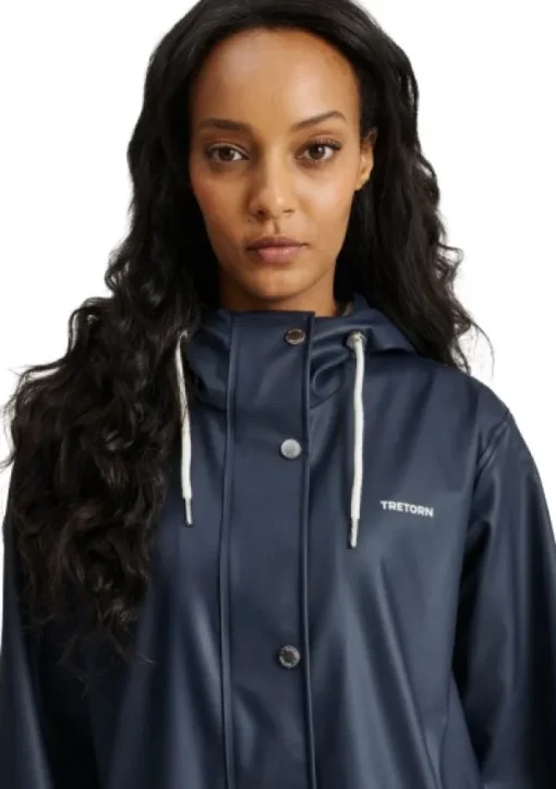 Tretorn Wings A-Shape Rain Coat naisten sadetakki, Navy Blaze New