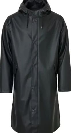 Wings Long Rain Jacket Unisex sadetakki, Jet Black-Tretorn Best