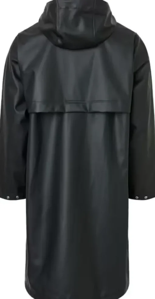 Wings Long Rain Jacket Unisex sadetakki, Jet Black-Tretorn Best