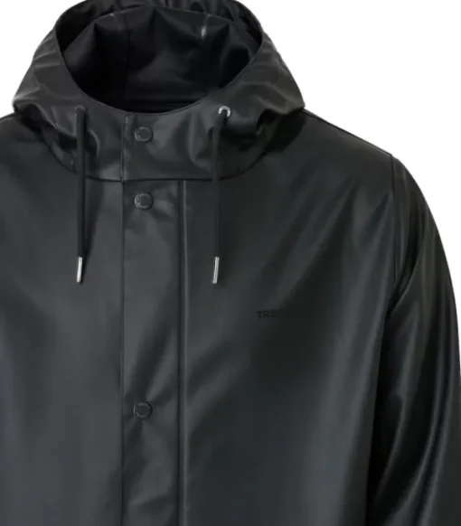Wings Long Rain Jacket Unisex sadetakki, Jet Black-Tretorn Best
