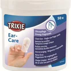 Trixie Fingerpads Aloe Vera korvanhoitoon, 50 kpl New