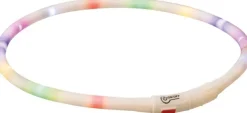 Trixie Flash Light Ring USB Silikon valopanta, XS - XL, monivärinen Discount