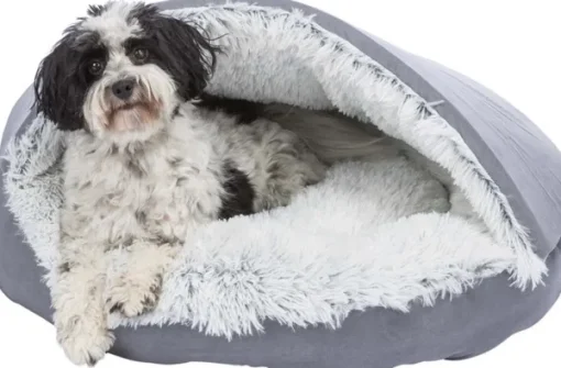 Trixie Harvey Igloo koiran luolapeti, Ø70 cm, harmaa/valkoinen Sale