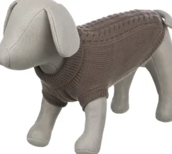 Trixie Kenton Pullover koiran villapaita, 55-60 cm, harmaanruskea Best