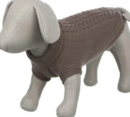 Trixie Kenton Pullover koiran villapaita, 55-60 cm, harmaanruskea Best
