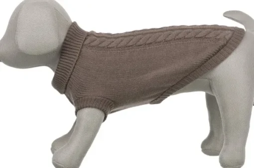 Trixie Kenton Pullover koiran villapaita, 55-60 cm, harmaanruskea Best