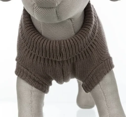 Trixie Kenton Pullover koiran villapaita, 55-60 cm, harmaanruskea Best