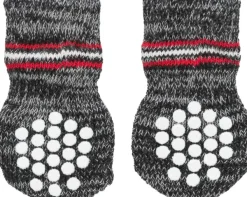 Trixie -koirantossut liukuesteillä, XS-S, harmaat, 2 kpl Sale