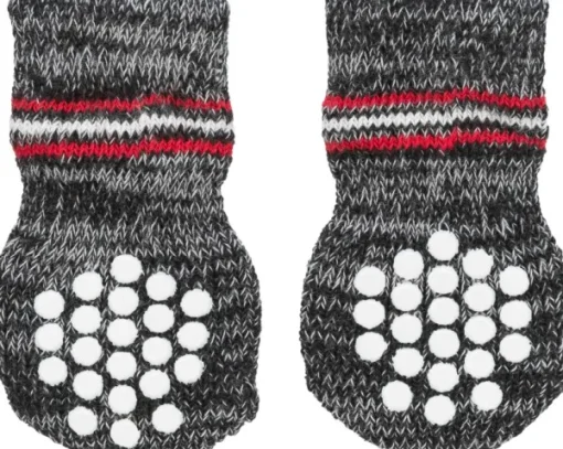 Trixie -koirantossut liukuesteillä, XS-S, harmaat, 2 kpl Sale