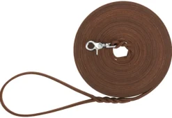 Trixie Rustic Nahkainen Jälkiliina 10 m/8 mm Tummanruskea Online