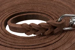 Trixie Rustic Nahkainen Jälkiliina 10 m/8 mm Tummanruskea Online