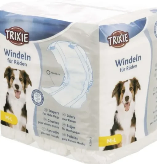 Trixie uroskoirien vaipat, M-L 46-60 cm, 12kpl Clearance