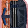 The Straw Kit kestopillit säilytyslaukulla, oranssi-United by Blue Online