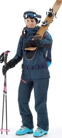 Vaude Back Bowl Pants IV naisten lasketteluhousut, tummansininen Discount