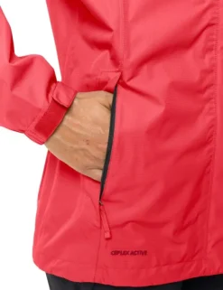 Vaude Escape Light Jacket naisten ulkoilutakki, punainen New