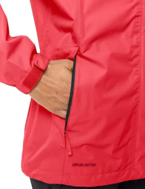 Vaude Escape Light Jacket naisten ulkoilutakki, punainen New