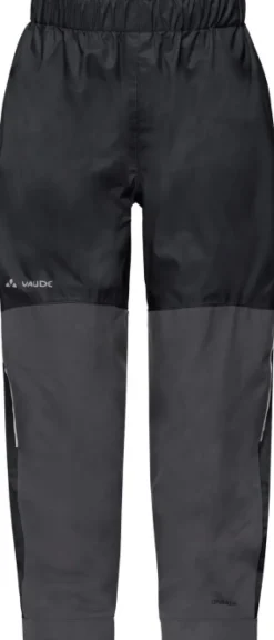Kids Escape Pants VI lasten ulkoiluhousut, musta-Vaude Hot