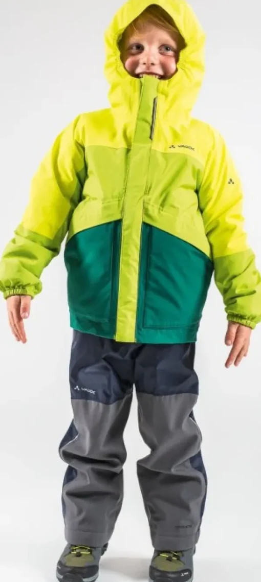 Kids Escape Pants VI lasten ulkoiluhousut, musta-Vaude Hot