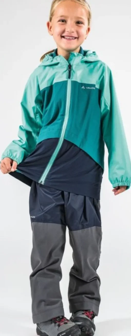 Kids Escape Pants VI lasten ulkoiluhousut, musta-Vaude Hot