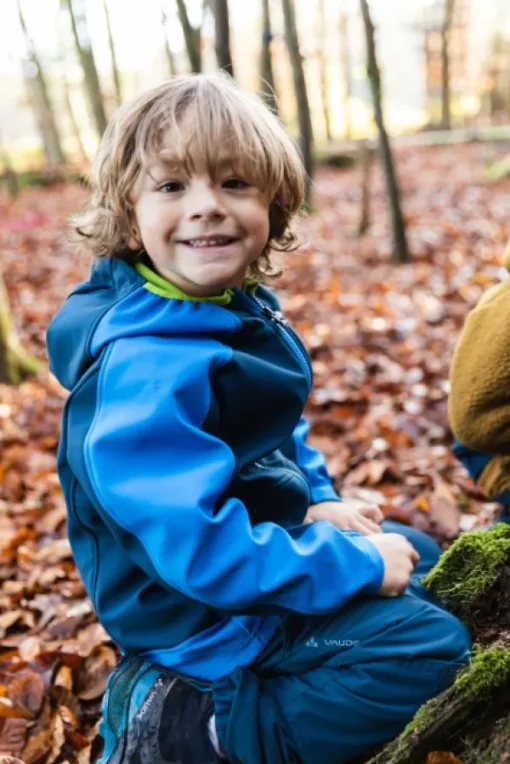 Kids Rondane Jacket IV lasten softshell-takki, Crocus/Dark Sea-Vaude Discount