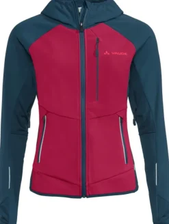Vaude Larice naisten softshelltakki, punainen/sininen Outlet