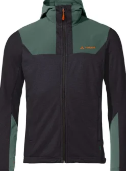 Vaude Monviso Wosodfiber fleecetakki, musta/vihreä New
