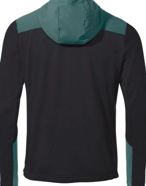 Vaude Monviso Wosodfiber fleecetakki, musta/vihreä New