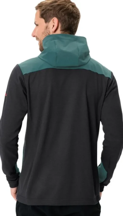 Vaude Monviso Wosodfiber fleecetakki, musta/vihreä New
