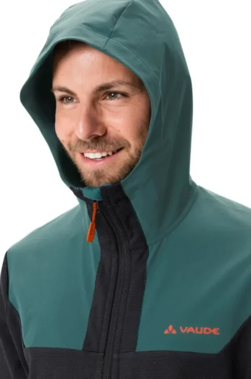 Vaude Monviso Wosodfiber fleecetakki, musta/vihreä New