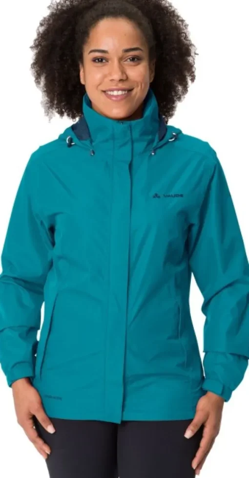 W's Escape Light Jacket Arctic Blue -naisten kevyt sadetakki-Vaude Hot