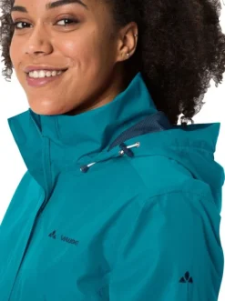 W's Escape Light Jacket Arctic Blue -naisten kevyt sadetakki-Vaude Hot
