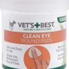 Vet's Best Clean Eye Round Pads 100 pcs-Vetu0027s Best Clearance