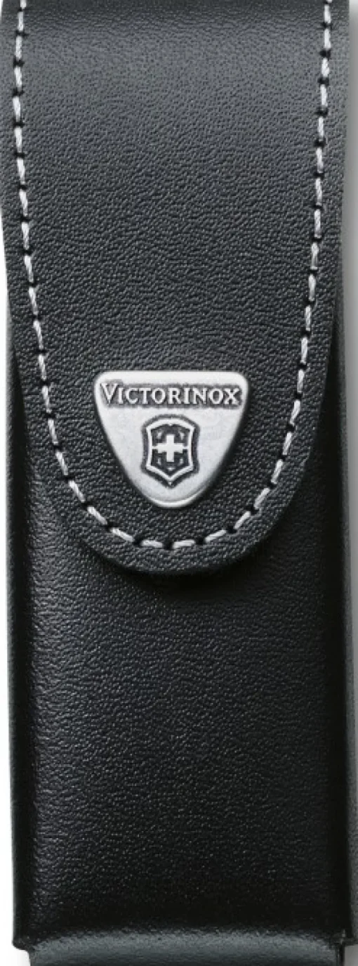 Belt Pouch Leather Black 6 Layer vyökotelo-Victorinox Outlet