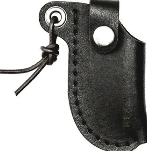 WESN Microblade Leather Sheath tuppi, musta Fashion
