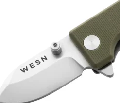 Microblade OD Green G10 X Titanium taittoveitsi-WESN Online