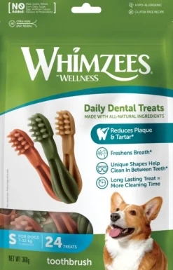Toothbrush Star S hammashoitoherkku, 24 kpl-Whimzees Sale