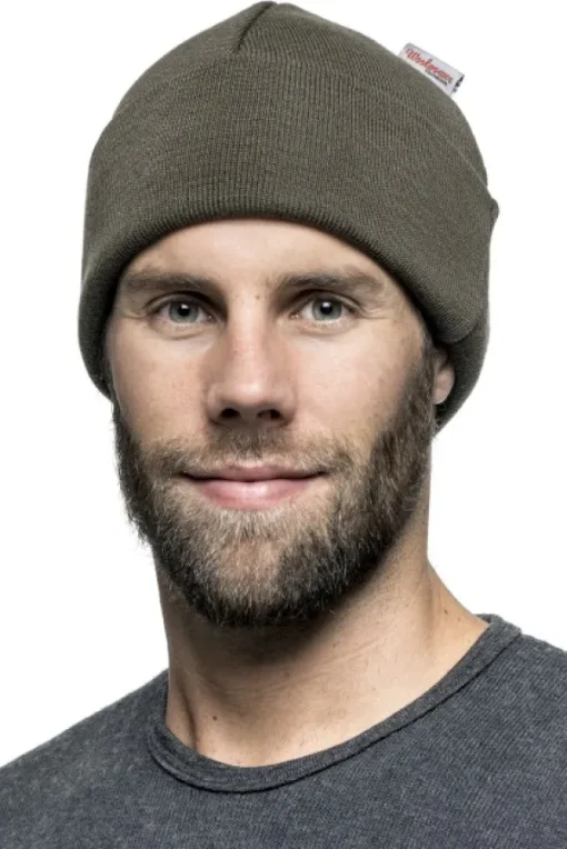 Beanie -pipo, Classic Pine green-Woolpower Sale