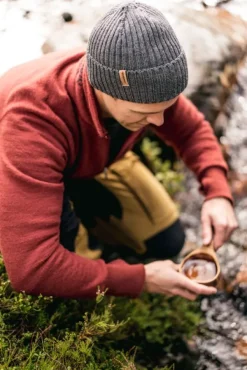 Woolpower Beanie Rib Grey Online