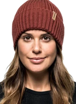 Woolpower Beanie Rib Rust red Discount