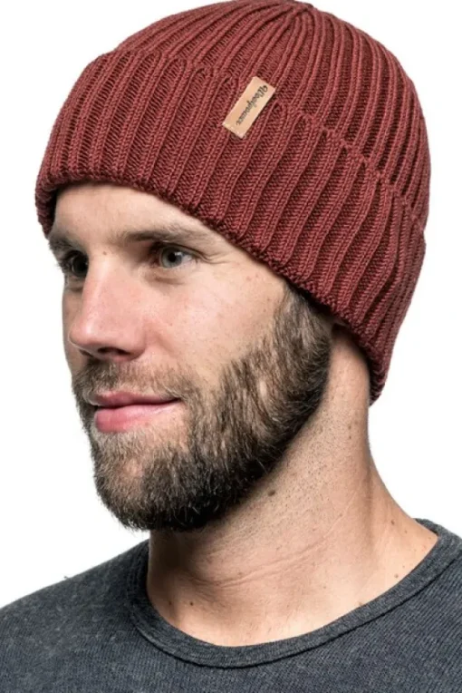 Woolpower Beanie Rib Rust red Discount