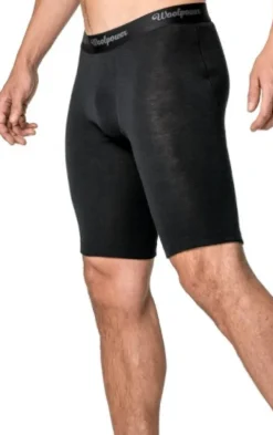 Boxer Xlong kerrastoshortsit, musta-Woolpower Online