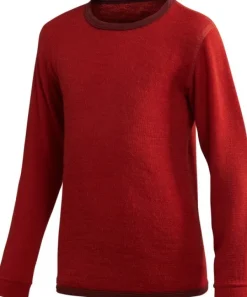 Crewneck + Long Johns 200 Kids lasten kerrasto, Autumn Red-Woolpower Sale