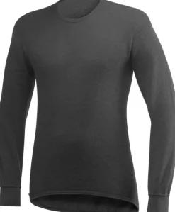 Crewneck 200 pitkähihainen paita, unisex, harmaa-Woolpower Discount
