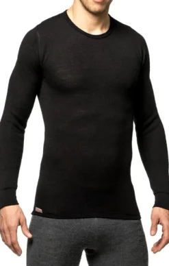 Crewneck 200 Unisex Black-Woolpower Best