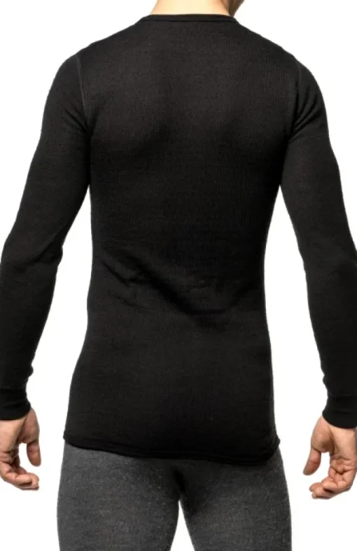 Crewneck 200 Unisex Black-Woolpower Best