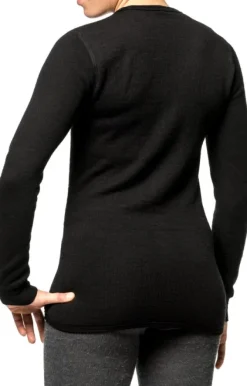 Crewneck 200 Unisex Black-Woolpower Best