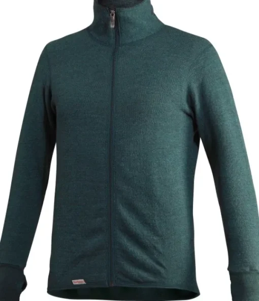 Woolpower Full Zip Jacket 400 -takki, unisex, Forest Green Outlet